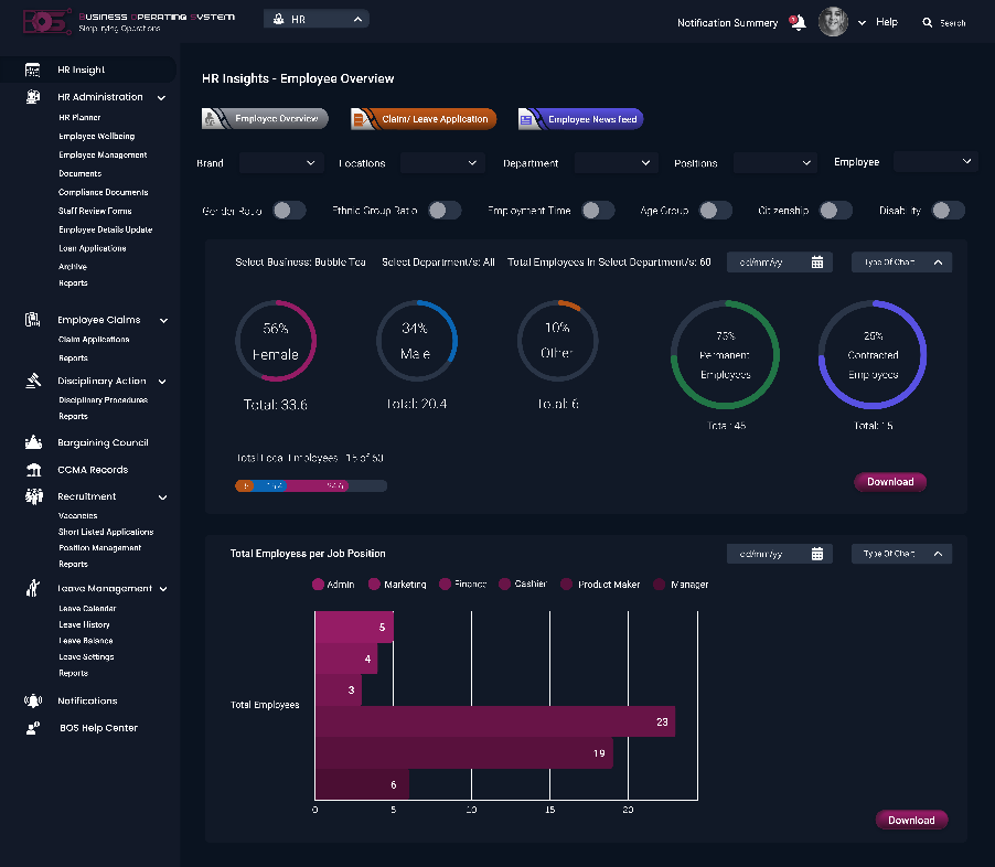Web Interface