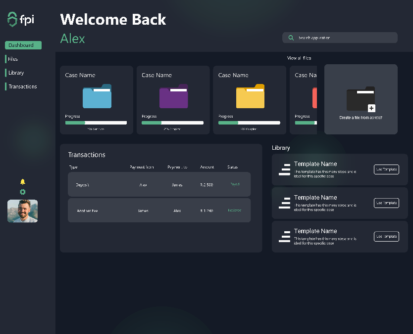 Dashboard with Notifications